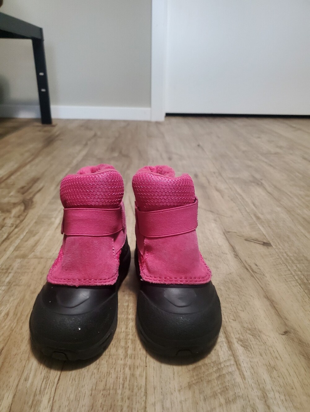 The North Face Kids Pink and Black Snow Boots Toddler Girl Size 9